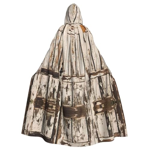 YQxwJL Langer Umhang für Herren und Damen, Umhang mit Kapuze für Halloween, Mittelalter, Renaissance, Hexenkostüm von YQxwJL