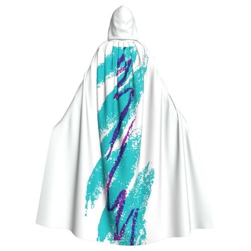 YQxwJL Langer Umhang mit 90er-Jahre-Cup-Design für Herren und Damen, Umhang mit Kapuze für Halloween, Mittelalter, Renaissance, Hexenkostüm YQxwJL Langer Umhang mit 90er-Jahre-Cup-Design für Herren und Damen, Umhang mit Kapuze für Halloween, Mittelalter, Renaissance, Hexenkostüm von YQxwJL