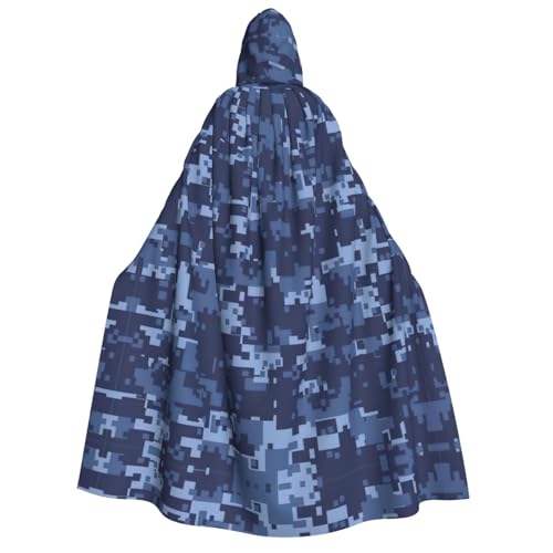 YQxwJL Langer Umhang mit Camouflage-Muster, Uni, Umhang mit Kapuze, Halloween-Kostüm, Umhang für Erwachsene, Vampir-Hexenumhang YQxwJL Langer Umhang mit Camouflage-Muster, Uni, Umhang mit Kapuze, Halloween-Kostüm, Umhang für Erwachsene, Vampir-Hexenumhang von YQxwJL