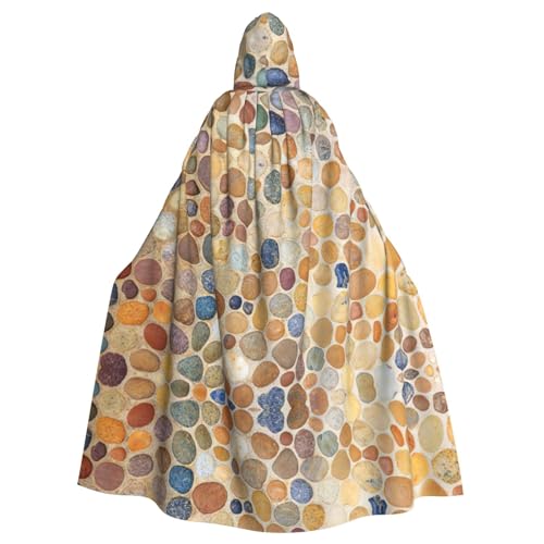 YQxwJL Langer Umhang mit Kopfsteinpflasterdruck, Uni, mit Kapuze, Halloween, Weihnachten, Kostüme, Partyumhang YQxwJL Langer Umhang mit Kopfsteinpflasterdruck, Uni, mit Kapuze, Halloween, Weihnachten, Kostüme, Partyumhang von YQxwJL