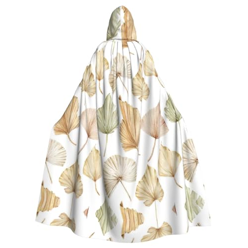 YQxwJL Langer Umhang mit Palmblättern, Uni, mit Kapuze, Halloween, Weihnachten, Kostüme, Partyumhang YQxwJL Langer Umhang mit Palmblättern, Uni, mit Kapuze, Halloween, Weihnachten, Kostüme, Partyumhang von YQxwJL