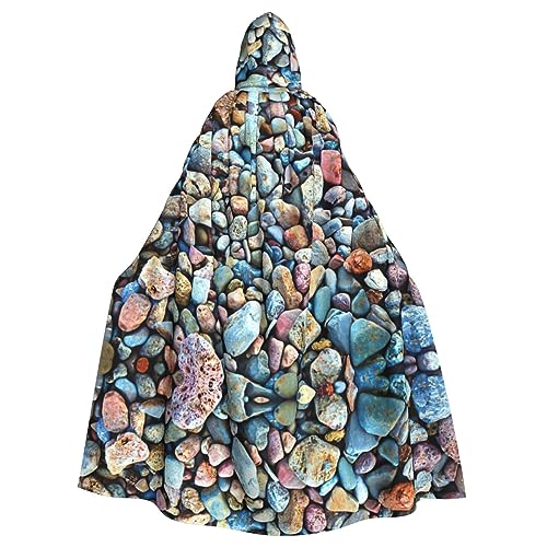 YQxwJL Langer Umhang mit Steinmuster für Herren und Damen, Umhang mit Kapuze für Halloween, Mittelalter, Renaissance, Hexenkostüm YQxwJL Langer Umhang mit Steinmuster für Herren und Damen, Umhang mit Kapuze für Halloween, Mittelalter, Renaissance, Hexenkostüm von YQxwJL