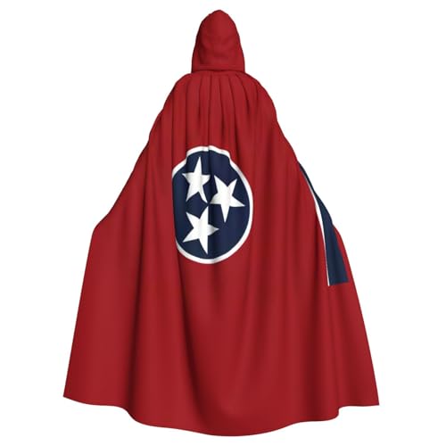 YQxwJL Langer Umhang mit Tennessee-Flagge, für Herren und Damen, Umhang mit Kapuze für Halloween, Mittelalter, Renaissance, Hexenkostüm YQxwJL Langer Umhang mit Tennessee-Flagge, für Herren und Damen, Umhang mit Kapuze für Halloween, Mittelalter, Renaissance, Hexenkostüm von YQxwJL