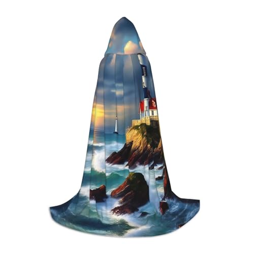 YQxwJL Leuchtturm-Umhang mit Diamantenmalerei, langer Kapuzenumhang, Halloween-Umhang, Kostüme, Kapuzenumhang, Maskerade YQxwJL Leuchtturm-Umhang mit Diamantenmalerei, langer Kapuzenumhang, Halloween-Umhang, Kostüme, Kapuzenumhang, Maskerade von YQxwJL
