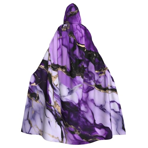 YQxwJL Lila Marmordruck Karneval Umhang Robe Umhang Zauberer Kapuzenumhang für Erwachsene Halloween Cosplay Kostüme YQxwJL Lila Marmordruck Karneval Umhang Robe Umhang Zauberer Kapuzenumhang für Erwachsene Halloween Cosplay Kostüme von YQxwJL
