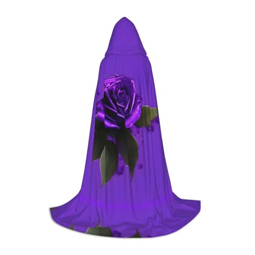 YQxwJL Lila Rose Bedruckter Kapuzenumhang, Uni, Hexenumhang, Vampir Umhang für Halloween Kostüme und Cosplay YQxwJL Lila Rose Bedruckter Kapuzenumhang, Uni, Hexenumhang, Vampir Umhang für Halloween Kostüme und Cosplay von YQxwJL