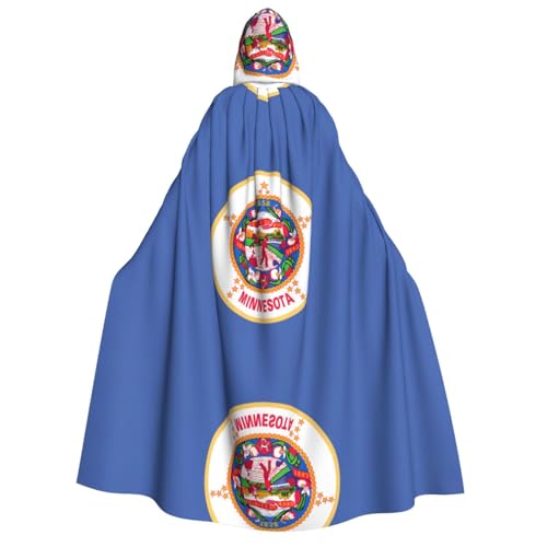 YQxwJL Minnesota Kapuzenumhang mit Staatsflagge, Uni, für Erwachsene, Hexenumhang, Horror-Umhang, für Halloween, Cosplay-Kostüme YQxwJL Minnesota Kapuzenumhang mit Staatsflagge, Uni, für Erwachsene, Hexenumhang, Horror-Umhang, für Halloween, Cosplay-Kostüme von YQxwJL