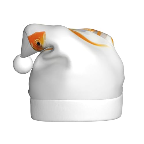 YQxwJL Niedlicher Schneemann mit Goldfisch-Druck, Plüsch, Weihnachtsdekoration, Mützen für Weihnachten, Urlaub, Partyzubehör YQxwJL Niedlicher Schneemann mit Goldfisch-Druck, Plüsch, Weihnachtsdekoration, Mützen für Weihnachten, Urlaub, Partyzubehör von YQxwJL