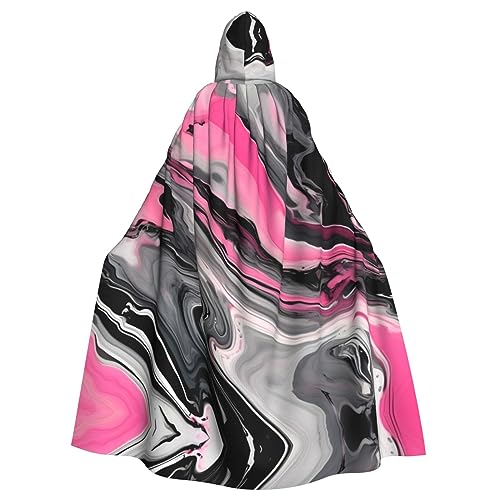 YQxwJL Pinks Umhang mit Kapuze, abstrakter Marmor-Grau, künstlerischer Druck, Wikinger-Kapuzenumhang, Mittelalter-Umhang mit Kapuze, Halloween, Renaissance, Umhang Kostüm YQxwJL Pinks Umhang mit Kapuze, abstrakter Marmor-Grau, künstlerischer Druck, Wikinger-Kapuzenumhang, Mittelalter-Umhang mit Kapuze, Halloween, Renaissance, Umhang Kostüm von YQxwJL