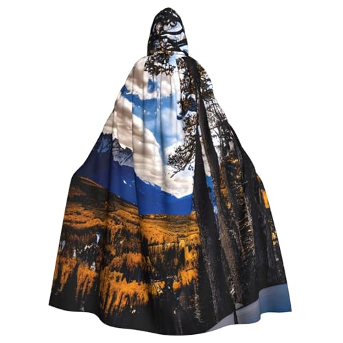 YQxwJL Rocky Mountain Range Print Karneval Umhang Robe Umhang Zauberer Kapuzenumhang für Erwachsene Halloween Cosplay Kostüme YQxwJL Rocky Mountain Range Print Karneval Umhang Robe Umhang Zauberer Kapuzenumhang für Erwachsene Halloween Cosplay Kostüme von YQxwJL