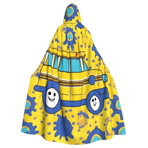 YQxwJL Schulbus-Druck, Karneval, Umhang, Zauberer, Kapuzenumhang, für Erwachsene, Halloween, Cosplay-Kostüme YQxwJL Schulbus-Druck, Karneval, Umhang, Zauberer, Kapuzenumhang, für Erwachsene, Halloween, Cosplay-Kostüme von YQxwJL