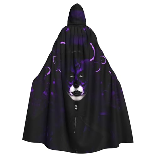 YQxwJL Schwarz Gothic Lila Umhang mit Kapuze Wikinger Umhang Schwarz Mittelalter Umhang mit Kapuze Renaissance Halloween Kostüm YQxwJL Schwarz Gothic Lila Umhang mit Kapuze Wikinger Umhang Schwarz Mittelalter Umhang mit Kapuze Renaissance Halloween Kostüm von YQxwJL