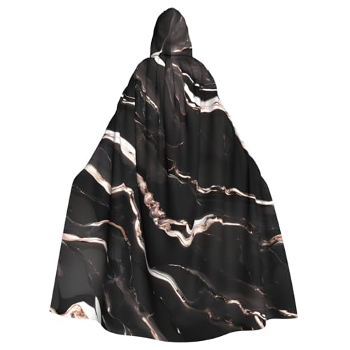 YQxwJL Schwarzer, rotgoldener Marmor-Druck, Karneval, Umhang, Zauberer, Kapuzenumhang, für Erwachsene, Halloween, Cosplay-Kostüme YQxwJL Schwarzer, rotgoldener Marmor-Druck, Karneval, Umhang, Zauberer, Kapuzenumhang, für Erwachsene, Halloween, Cosplay-Kostüme von YQxwJL