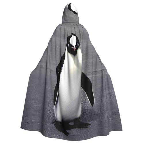 YQxwJL Süßer Pinguin-Druck Karneval Umhang Robe Umhang Zauberer Kapuzenumhang für Erwachsene Halloween Cosplay Kostüme YQxwJL Süßer Pinguin-Druck Karneval Umhang Robe Umhang Zauberer Kapuzenumhang für Erwachsene Halloween Cosplay Kostüme von YQxwJL