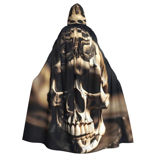 YQxwJL Totenkopf Rock Roll Skelett Knochen Druck Karneval Umhang Robe Umhang Zauberer Kapuzenumhang für Erwachsene Halloween Cosplay Kostüme YQxwJL Totenkopf Rock Roll Skelett Knochen Druck Karneval Umhang Robe Umhang Zauberer Kapuzenumhang für Erwachsene Halloween Cosplay Kostüme von YQxwJL
