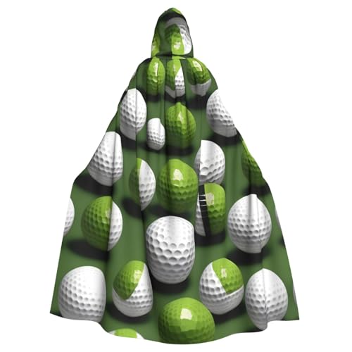 YQxwJL Umhang mit Golfball-Druck, für Karneval, Zauberer, Kapuzenumhang, für Erwachsene, Halloween, Cosplay-Kostüme YQxwJL Umhang mit Golfball-Druck, für Karneval, Zauberer, Kapuzenumhang, für Erwachsene, Halloween, Cosplay-Kostüme von YQxwJL