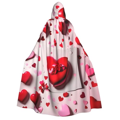 YQxwJL Umhang mit Kapuze zum Valentinstag, volle Länge, Halloween-Umhang, Party-Umhang, Cosplay, Party-Kostüme für Damen und Herren YQxwJL Umhang mit Kapuze zum Valentinstag, volle Länge, Halloween-Umhang, Party-Umhang, Cosplay, Party-Kostüme für Damen und Herren von YQxwJL