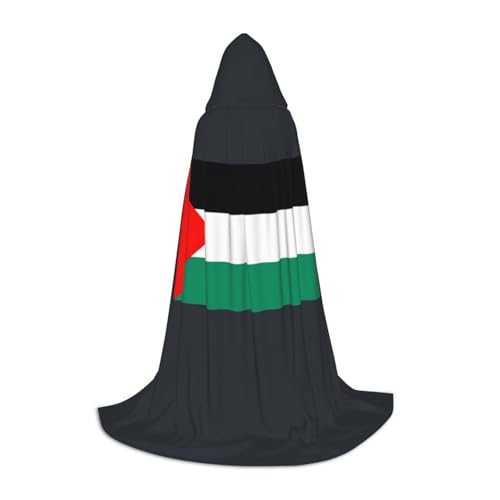 YQxwJL Umhang mit Palästina-Flagge, Unisex, mit Kapuze, Hexen-Zauberer-Umhang, für Halloween, Cosplay, Party-Kostüm YQxwJL Umhang mit Palästina-Flagge, Unisex, mit Kapuze, Hexen-Zauberer-Umhang, für Halloween, Cosplay, Party-Kostüm von YQxwJL