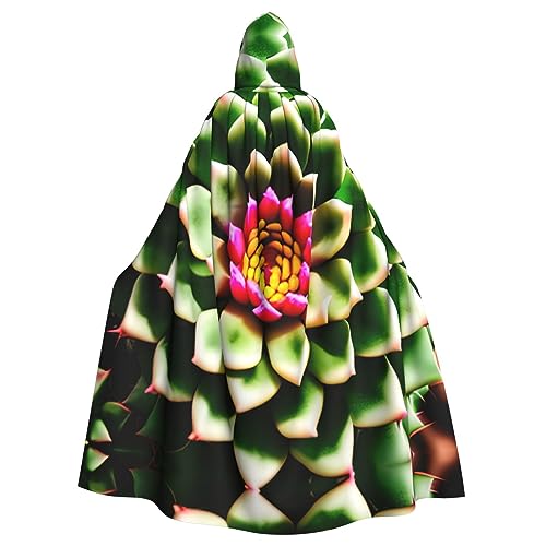 YQxwJL Umhang mit blühender Kaktusblüte und Wikinger-Kapuze, mittelalterlicher schwarzer Umhang mit Kapuze, Halloween, Renaissance-Umhang YQxwJL Umhang mit blühender Kaktusblüte und Wikinger-Kapuze, mittelalterlicher schwarzer Umhang mit Kapuze, Halloween, Renaissance-Umhang von YQxwJL