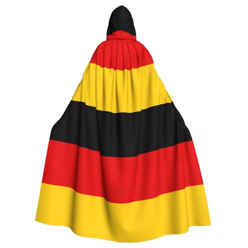 YQxwJL Umhang mit deutscher Flagge, mit Kapuze, Zauberer, für Erwachsene, Halloween, Cosplay-Kostüme YQxwJL Umhang mit deutscher Flagge, mit Kapuze, Zauberer, für Erwachsene, Halloween, Cosplay-Kostüme von YQxwJL