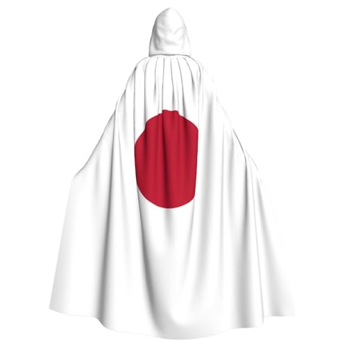 YQxwJL Umhang mit japanischer Flagge, Wikinger-Kapuzenumhang, mittelalterlicher schwarzer Umhang mit Kapuze, Halloween, Renaissance, Umhang Kostüm YQxwJL Umhang mit japanischer Flagge, Wikinger-Kapuzenumhang, mittelalterlicher schwarzer Umhang mit Kapuze, Halloween, Renaissance, Umhang Kostüm von YQxwJL