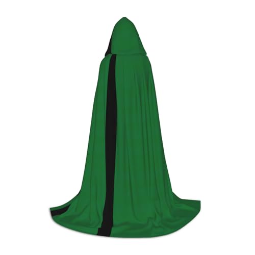 YQxwJL Uni Kapuzenumhang mit der Flagge des Sultanats von Delhi, Hexen-Zauberer-Umhang, für Halloween, Cosplay, Party-Kostüm von YQxwJL