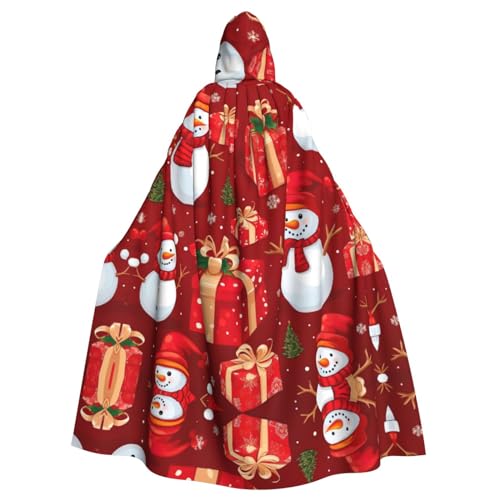YQxwJL Weihnachtsgeschenk, Schneemann-Druck, Uni, Kapuzenmantel, Hexe, Vampir, Zauberer, Robe für Halloween, Cosplay-Kostüme YQxwJL Weihnachtsgeschenk, Schneemann-Druck, Uni, Kapuzenmantel, Hexe, Vampir, Zauberer, Robe für Halloween, Cosplay-Kostüme von YQxwJL