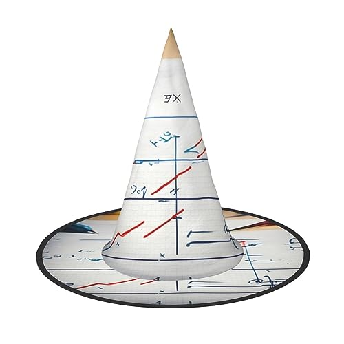 YQxwJL Zaubererhüte für Erwachsene, Mathe-Formel-Druck, hängende Partyhüte, Halloween-Hexenhüte, für Hof, Veranda, Dekoration YQxwJL Zaubererhüte für Erwachsene, Mathe-Formel-Druck, hängende Partyhüte, Halloween-Hexenhüte, für Hof, Veranda, Dekoration von YQxwJL