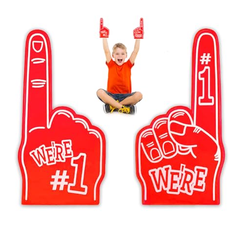 Schaumstoff-Finger, Schaumstoff-Fingerzeiger, Gladiatoren, riesige Schaumstoffhände, Zeigefinger, Nummer 1 Fächer, Schaumstoff-Finger für Sportveranstaltungen, große Schaumstoffhandschuhe, von YREYBN