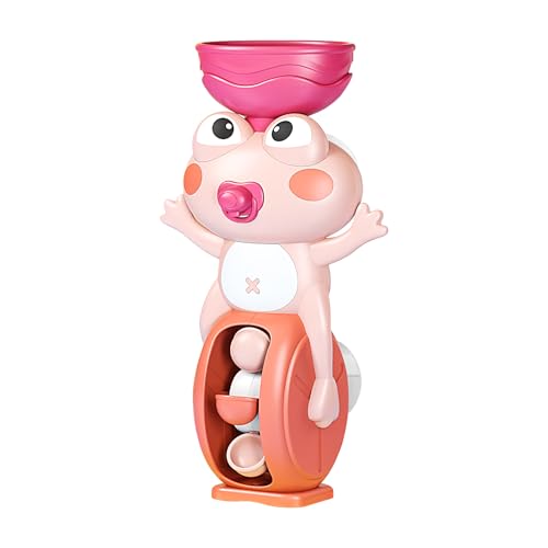 Baby Badespielzeug, Froschform Badewannenspielzeug Kinder wasserspielzeug Mit Saugnapf Pool Spielzeug Lernspiel Für Junge Und Mädchen Drinnen & Draußen von YRTUOP