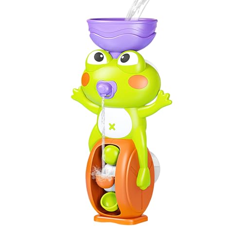Baby Badespielzeug, Froschform Badewannenspielzeug Kinder wasserspielzeug Mit Saugnapf Pool Spielzeug Lernspiel Für Junge Und Mädchen Drinnen & Draußen Baby Badespielzeug, Froschform Badewannenspielzeug Kinder wasserspielzeug Mit Saugnapf Pool Spielzeug Lernspiel Für Junge Und Mädchen Drinnen & Draußen von YRTUOP