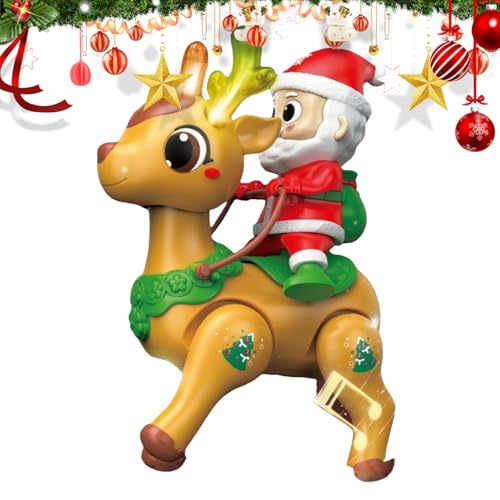 YRTUOP Bewegendes Spielzeug Für Babys - Baby Krabbelndes Singendes Spielzeug | Leuchtende Santa Figur Frühes Lernspielzeug Für Kindergarten Krippe Bodenzeit YRTUOP Bewegendes Spielzeug Für Babys - Baby Krabbelndes Singendes Spielzeug | Leuchtende Santa Figur Frühes Lernspielzeug Für Kindergarten Krippe Bodenzeit von YRTUOP