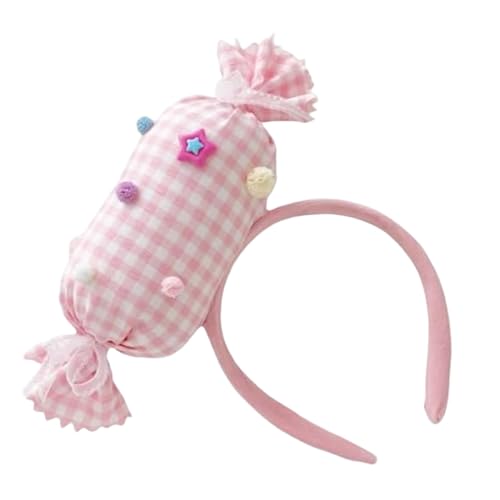 YRTUOP Haarreif Für Mädchen - 3D Süßigkeiten Kopfschmuck Kostüm Zubehör,Bequemes Festliches Haarband Für Kostüm Outfit Geburtstag Halloween Weihnachten Party Mode Freundetreffen von YRTUOP
