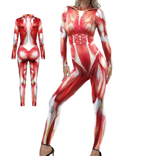 YRTUOP Halloween Outfits Für Damen | Damen Ganzkörperanzug Mit Reißverschluss Und Muskelaufdruck,Lustiges Cosplay Bodysuit Für Weihnachtspartys Themenfeste Und Fotoshootings YRTUOP Halloween Outfits Für Damen | Damen Ganzkörperanzug Mit Reißverschluss Und Muskelaufdruck,Lustiges Cosplay Bodysuit Für Weihnachtspartys Themenfeste Und Fotoshootings von YRTUOP