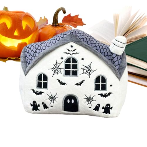 YRTUOP Halloween Plüsch | Halloween Gruselhaus Plüschtier Puppe,Kuschelweiches Festtagsdekor Für Wohnzimmer Kinderzimmer Auto Sofa Bett von YRTUOP