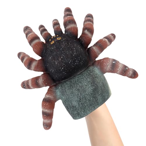YRTUOP Tier Handpuppen | Spinnen-Figuren Handpuppen Für Geschichtenerzählen,Realistische Halloween Handpuppe für Erwachsene und Kinder, für Kindertagesstätten, zur Familienunterhaltung, zu Hause, im von YRTUOP