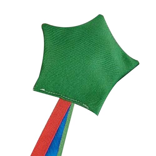 YRTUOP Wurfsäckchen Zum Werfen - Kleine Wurfsäckchen Im Stern-Design,Wurfspielzeug Mit Bändern, Wurfgewichte Für Karneval Camping Unterricht Indoor-Spiel Outdoor Freizeit Sport von YRTUOP