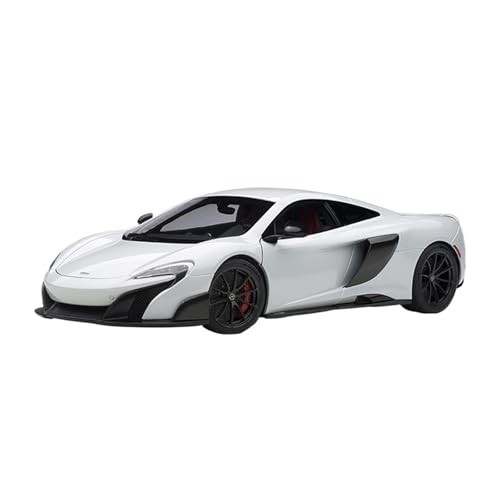 1/18 Für McLaren 675LT Sport Auto Modell Hause Dekoration Metall Casting Fahrzeug Sammlung Für Wohndekorationen(White) von YRXIAO