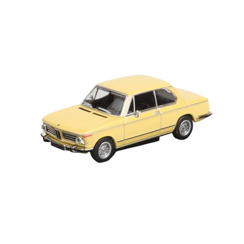 1/64 Für BMW 2002 Legierung Auto Modell Kann Nicht Öffnen Die Tür Szene Dekoration Sammler Für Wohndekorationen(Yellow) von YRXIAO