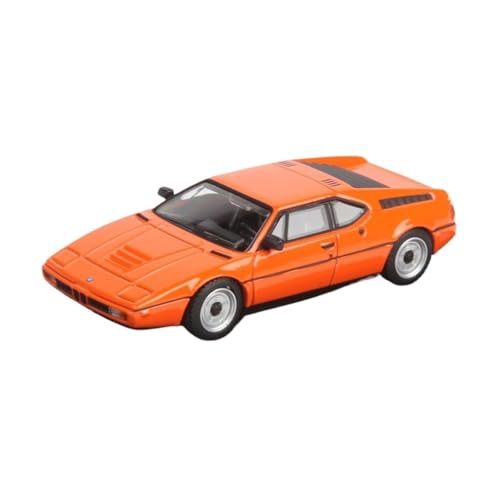 1/64 Für BMW M1 Legierung Auto Orange Metall Fahrzeug Szene Dekoration Modell Kann Nicht Öffnen Die Tür Für Wohndekorationen(Orange) von YRXIAO
