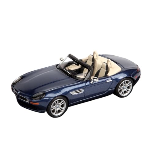 1/64 Für BMW Z8 Legierung Cabrio Auto Modell Vollständig Geschlossene Statische Display Ornament Schwarz Für Wohndekorationen(Blue) von YRXIAO