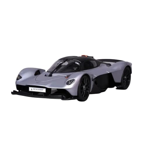 1:18 Für Aston Martin Valkyrie Sportwagenmodell Legierung Statisches Modell Ornamente Grün Für Wohndekorationen(Silver) von YRXIAO