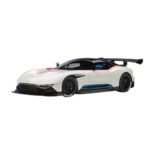 1:18 Für Aston Martin Vulcan Sport Auto Modell Erwachsene Sammlung Ornamente Display Hobby Grün Für Wohndekorationen(White) von YRXIAO
