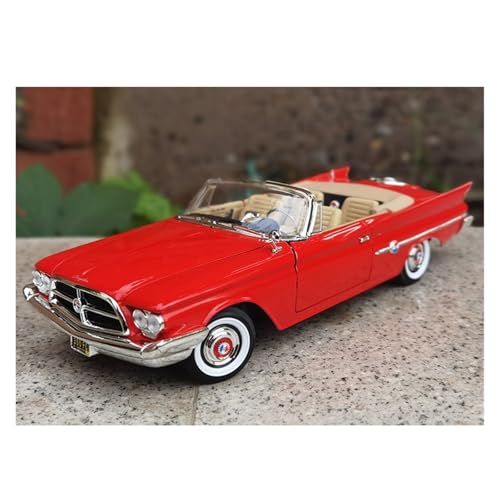 1:18 Für Chrysler 300FC 1960 Klassische Auto Modell Fahrzeug Szene Thema Ornamente Für Wohndekorationen(Red) von YRXIAO