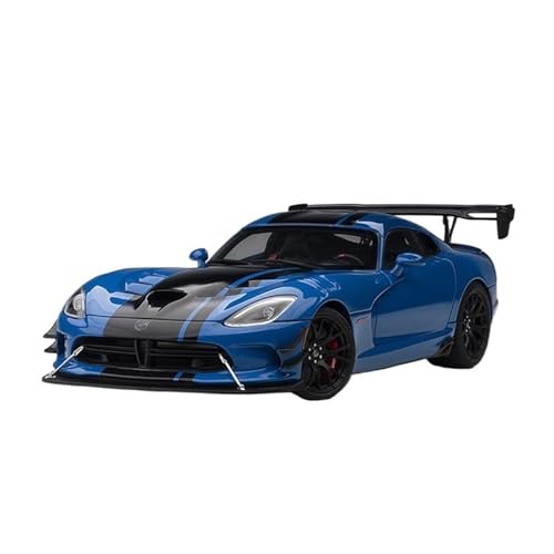 1:18 Für Dodge Viper SRT Harz Auto Modell Vollständig Geöffnet Ornamente Szene Dekoration Blau Für Wohndekorationen(Blue) von YRXIAO