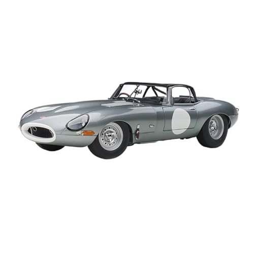 1:18 Für Jaguar LEICHTE E-Type Klassische Auto Modell Grau Erwachsene Sammlung Ornamente Für Wohndekorationen(Gray) von YRXIAO