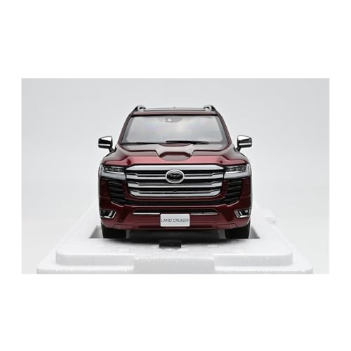 1:18 Für Land Cruiser LC300 ZX Legierung Auto Modell Ornamente Mit Offenen Türen Metall Dekorationen Für Wohndekorationen(Red) von YRXIAO