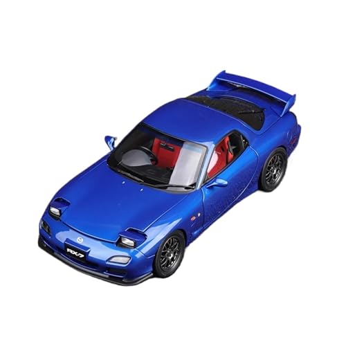 1:18 Für Mazda Rx7 Spirit R Kann Vollständig Geöffnet Werden Statische Legierung Druckguss Auto Modell Für Wohndekorationen(Blue) von YRXIAO