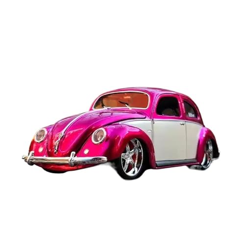 1:18 Für Volkswagen Käfer 1951 Modifizierte Klassische Auto 1955 Legierung Modell Sammlung Display Für Wohndekorationen(Purple) von YRXIAO