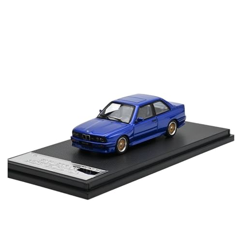 1:64 Für BMW E30 M3 Sport EVO Öffnende Front Haube Legierung Auto Modell Rot Home Dekoration Für Wohndekorationen(Blue) von YRXIAO